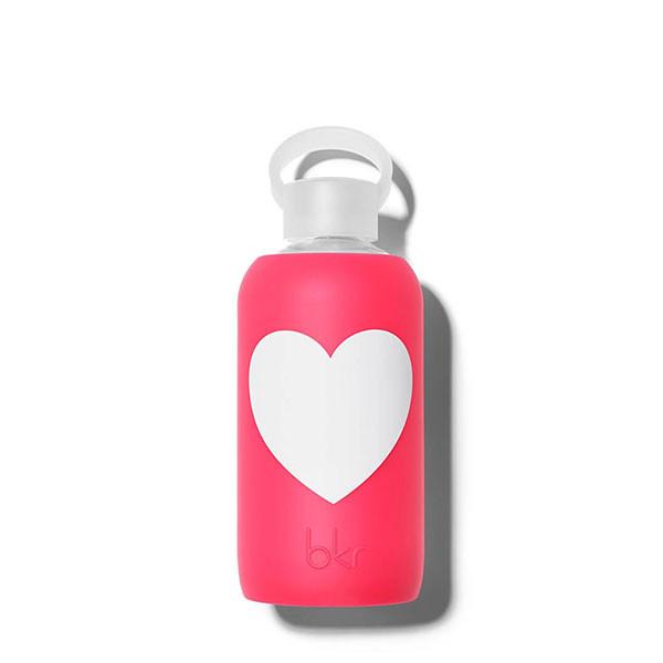 Bkr Glass Bottle in Bisous Heart